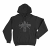 Hardcore Cross Hoodie Black 1