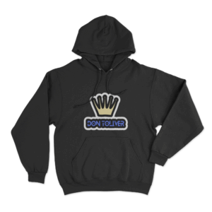 Royal Crown Hoodie Black